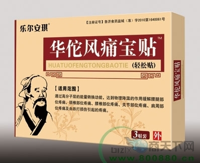 華佗風痛寶貼_招商_價格_說明書_用法_用量_作用_湖北華鴻醫(yī)藥